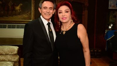 نبيلة عبيد بعد تكريمها في احتفالية محمد صبحي: 