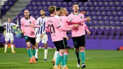 برشلونة يضرب بلد الوليد بثلاثية في الدوري الإسباني 