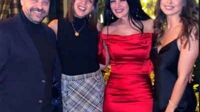 الظهور الأول لطارق العريان ونيكول سعفان بعد أخبار ارتباطهما (صورة)