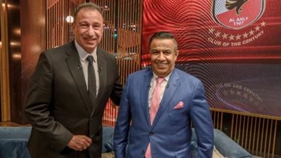 يعقوب السعدي يستقبل محمود الخطيب في الإمارات (صورة)