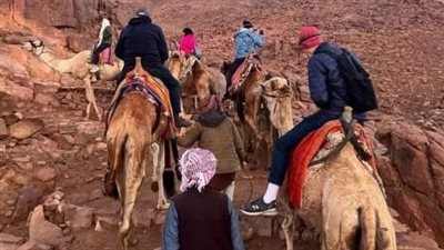 سانت كاترين تستقبل 211 سائحًا وزائرًا رغم الإجازة الأسبوعية للدير