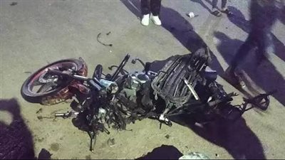 مصرع شخص وإصابة 3 آخرين في تصادم دراجتين ناريتين على الطريق الزراعي ببني سويف