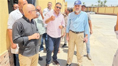 نائب محافظ السويس يتفقد المجزر الآلي بقرية الألبان الجديدة تمهيدًا لدخوله الخدمة