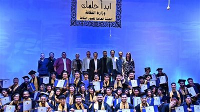 لقطات من تكريم رئيس قصور الثقافة للمشاركين في مشروع 