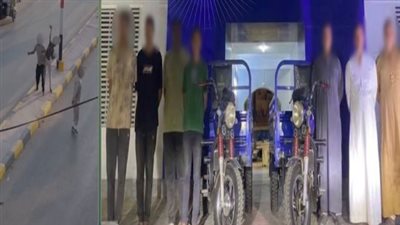 خلاف على أولوية المرور.. ضبط طرفي مشاجرة بالضرب والتراشق بالحجارة في البحيرة
