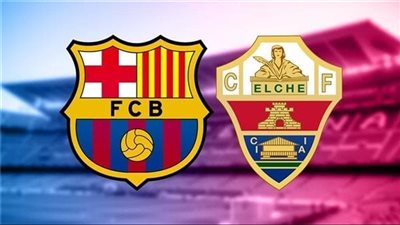 القنوات الناقلة لماتش برشلونة وإلتشي مباشر في الدوري الإسباني.. مشاهدة البث الحي الآن