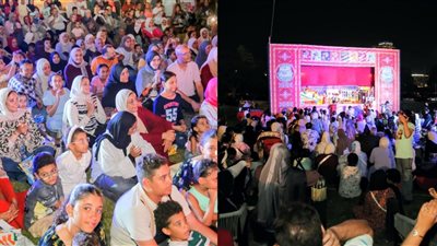 تفاعل كبير من الجمهور في الليلة الخامسة من عرض أوبريت 