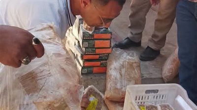 ضبط أغذية منتهية الصلاحية ومجهولة المصدر خلال حملة مكبرة بجرجا في سوهاج
