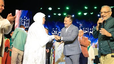 لقطات من احتفالية المولد النبوي على المسرح القومي بحضور إيهاب فهمي| صور