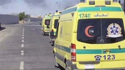 إصابة 10 أشخاص في انقلاب ميكروباص بطريق أسيوط الصحراوي الشرقي