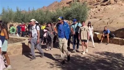 من مختلف الجنسيات.. إقبال لافت على المقدسات الدينية والمعالم التاريخية في سانت كاترين