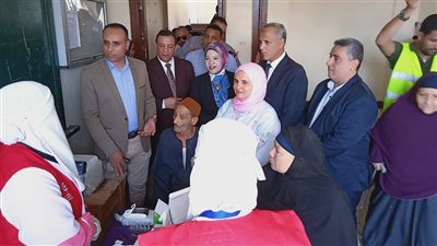تضامن بني سويف تشارك في تنظيم قافلة طبية مجانية لذوي الهمم 