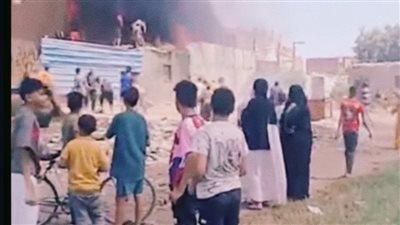 السيطرة على حريق مخزن خردة في المنوفية دون إصابات