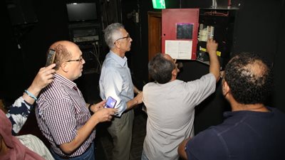 رئيس الأوبرا يتفقد مسرحي الجمهورية ومعهد الموسيقى ويتابع أعمال الصيانة ورفع الكفاءة