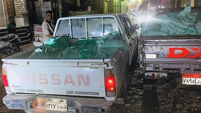ضبط 2.3 طن دقيق مدعم و510 علب سجائر صيني ولحوم ورنجة فاسدة في حملات تموينية بالفيوم