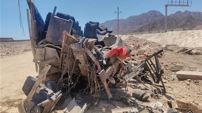 ننشر أسماء 4 متوفين في حادث أتوبيس نويبع