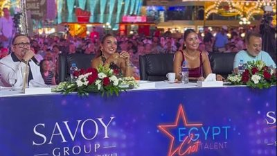 تصويره بشرم الشيخ.. إيهاب فهمي وهشام عباس وروجينا ومي سليم أعضاء لجنة تحكيم برنامج Egypt Got Talent