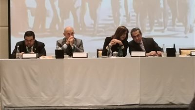 سفير مصر بالإمارات يفتتح مؤتمر أبو ظبي بتهنئة الحضور بثورة 25 يناير (صور)