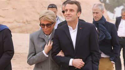 أبرز إطلالات زوجة الرئيس الفرنسي في زيارتها لمصر