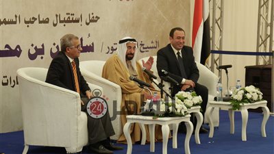 زيارة حاكم الشارقة إلي كلية الزراعة بجامعة القاهرة