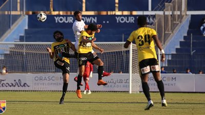 الإنتاج الحربي يفوز على الجونة بثلاثية ويعود للمربع الذهبي (صور)