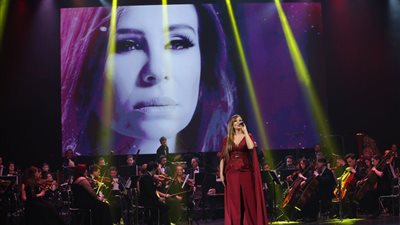 كارول سماحة تتألق على مسرح الأوبرا في أوكرانيا (صور)