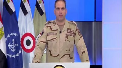 المتحدث العسكري يُعلن مقتل 7 تكفيريين واستشهاد ضابط في شمال سيناء