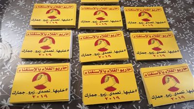 “خليها تصدي” تطبع استيكرات بلوجو الحملة وتوزعها مجانًا لدعم استمرار نجاحها (صور)