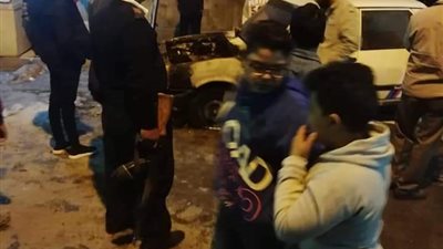 انفجار محرك سيارة يثير ذعر المواطنين بشبرا (فيديو وصور)