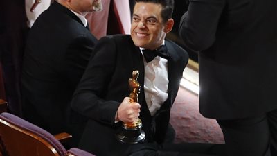 10 صور ترصد رامي مالك فى حفل توزيع جوائز الأوسكار 2019