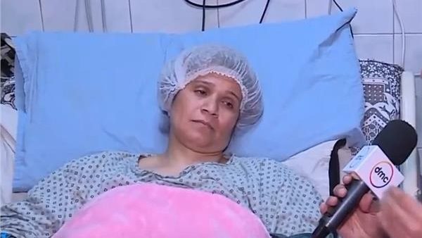 السيدة المصابة في