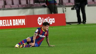 كومان يكشف حجم إصابة كوتينيو في مباراة إيبار 