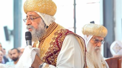 البابا تواضروس يترأس قداس رأس السنة في دير الأنبا بيشوي بوادي النطرون