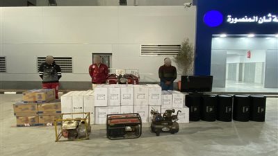 ضبط تشكيل عصابي لسرقة المخازن بالدقهلية