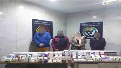 ضبط تشكيل عصابي تتزعمه سيدة لترويج العقاقير المخدرة بدون ترخيص