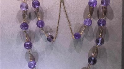 أبرزها عقد من الجمشت.. قطع شهر يناير 2021 بمتحف المجوهرات بالإسكندرية