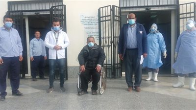 خروج 10 متعافين من فيروس كورونا بعزل تمي الأمديد في الدقهلية (صورة)
