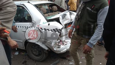 مصرع طفلين في حادث تصادم بمدينة نصر (صور)