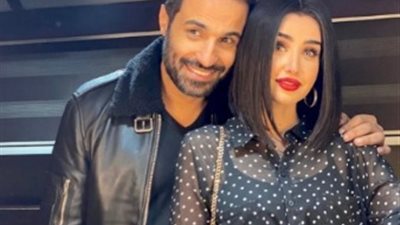 هنا الزاهد لزوجها بعد زيارته كواليس 