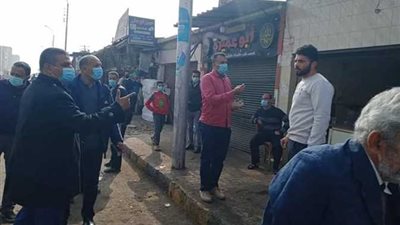 غرامة فورية لـ 235 مواطناً لعدم ارتداء الكمامة بالخانكة 