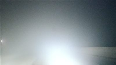 شبورة كثيفة تتسبب فى انعدام الرؤية بطرق الدقهلية