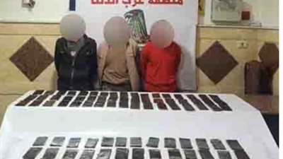 ضبط 3 عناصر إجرامية للاتجار بالمواد المخدرة بالبحيرة
