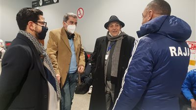 القنصل المصري ورئيس الرجاء يستقبلان بعثة الإسماعيلي بمطار محمد الخامس