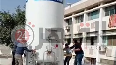 لحل أزمة الأكسجين.. رجل أعمال يتكفل بتركيب تانك في مستشفى السادات المركزي بتكلفة تخطت مليون جنيه (صور)