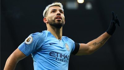 أجويرو يغيب عن مباراتي برايتون وكريستال بالاس 