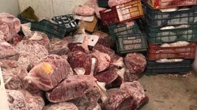 خلال عام 2020.. ضبط أكثر من 1800 طن لحوم ودواجن وأسماك فاسدة 