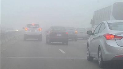 غلق طريق الإسكندرية الصحراوي بسبب الشبورة 