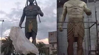 تمثال للملك الأمازيغي شيشنق بالجزائر يثير جدلًا عبر مواقع التواصل الاجتماعي 