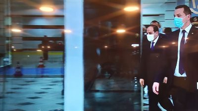 السيسي يصل إلى ستاد القاهرة لحضور افتتاح مونديال اليد