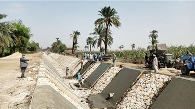 الحكومة تكشف حقيقة عدم جدوى استخدام الخرسانة في أعمال المشروع القومي لتأهيل الترع